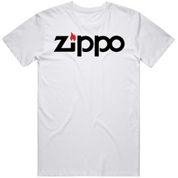 Zippo Logo Lighter Smoking Smoker Mens Cotton Tee T Shirt