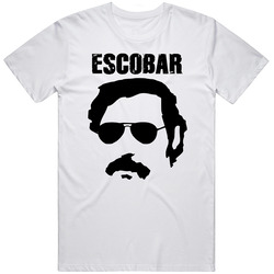Pablo Escobar Mexican Drug Kingpin Mens Cotton Tee T Shirt