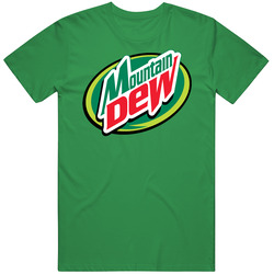 Mountain Dew Soft Drink Pop Mens Cotton Tee T Shirt