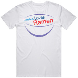 Everybody Loves Ramen Raymond Parody Retro Tv Show Mens Cotton Tee T Shirt