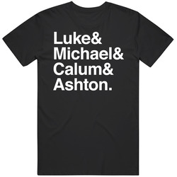 Luke Michael Calum Ashton Mens Cotton Tee T Shirt