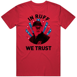 Lindy Ruff In Ruff We Trust Hockey Coach Mens Cotton Tee T Shirt