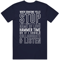 Yell Stop Name Of Love Hammer Time Ice Ice Baby Funny Mens Cotton Tee T Shirt