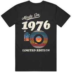 Made In 1976 Limited Edition Mens Cotton Tee T Shirt