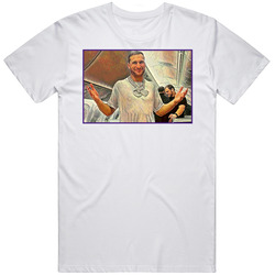 Kirk Cousins Wearing Chains White Mens Cotton Tee T Shirt