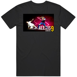 Alexis Sanchez Barcelona Soccer Mens Cotton Tee T Shirt
