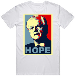 Ted Kennedy Usa Government Hope Mens Cotton Tee T Shirt
