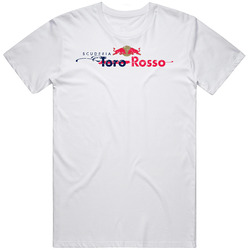 Toro Rosso F1 Auto Automobile Car Truck Motorcycle Parts Cool Distressed Style Brand Logo Emblem Mens Cotton Tee T Shirt