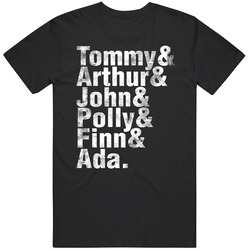Tommy Arthur John Polly Ada Finn Shelby Peaky Blinders British Gang Tv Show Fan T Mens Cotton Tee T Shirt