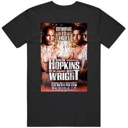 Bernard Hopkins Vs Winky Wright Boxing Mens Cotton Tee T Shirt