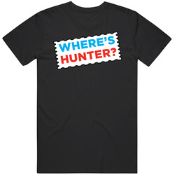 Where's Hunter Biden Funny Trump Supporter Mens Cotton Tee T Shirt