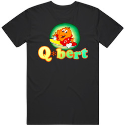 Q Bert Video Game Retro 80s Mens Cotton Tee T Shirt