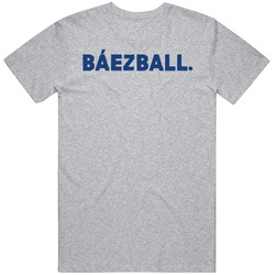 Javier Baez Baezball Chicago Baseball Star Mens Cotton Tee T Shirt