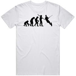 The Evolution Of Waterskiing Fun Sports Mens Cotton Tee T Shirt