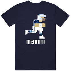Steve Mcnair Tecmo Bowl Tennessee Football Athlete Fan Mens Cotton Tee T Shirt