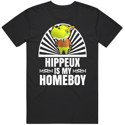 Hippeux Is My Homeboy Animal Crossing New Horizons Character Video Game Fan Mens Cotton Tee T Shirt