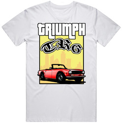 Red Triumph Tr6 Grand Theft Auto Gta Cool Car Mens Cotton Tee T Shirt