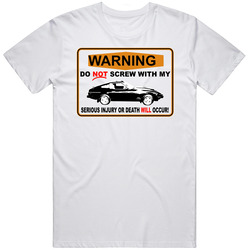1979 Datsun 280 Zx Screw With My Car Injury Will Occur Car Lovers Mens Cotton Tee T Shirt