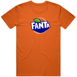 Fanta Orange Halloween Costume Soda Pop Drink Mens Cotton Tee T Shirt