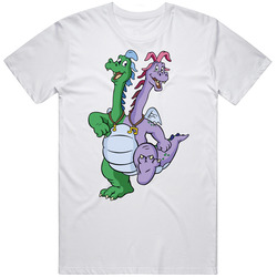 Wheezie Dragon Tales Characters Kids Tv Show Cartoon Mens Cotton Tee T Shirt