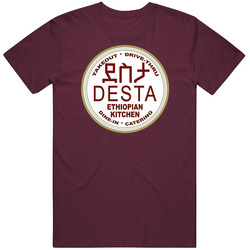 Desta Ethiopian Kitchen Atlanta Georgia Top Restaurants Food Fan Lover Foodie Mens Cotton Tee T Shirt