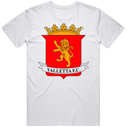 Valletta Fc Malta Soccer Logo Mens Cotton Tee T Shirt