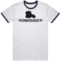 Cookies Baking Funny Cookieologist Mens Cotton Tee T Shirt