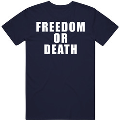 Entourage Johnny Drama Freedom Or Death Mens Cotton Tee T Shirt