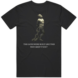 Built Gods Fitness Mens Cotton Tee T Shirt