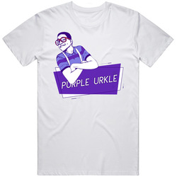 Purple Urkle Cannabis Ganja Marijuana Strain Smoking Fan Mens Cotton Tee T Shirt