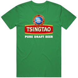 Tsingtao Chinese Beer Mens Cotton Tee T Shirt