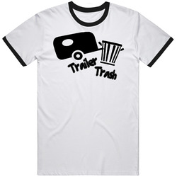 Trailer Trash Joke Comedy Funny Mens Cotton Tee T Shirt