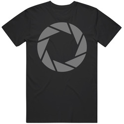 Portal Aperture Science Logo Mens Cotton Tee T Shirt