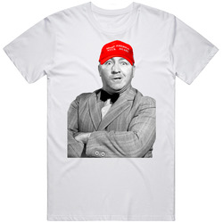 Make American Nyuk Again Curly Three Stooges Mens Cotton Tee T Shirt