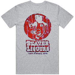 Beaver Liquors Vintage Beer Mens Cotton Tee T Shirt