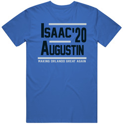 Jonathan Isaac Dj Augustin 2020 Making Orlando Great Again Basketball Fan Mens Cotton Tee T Shirt
