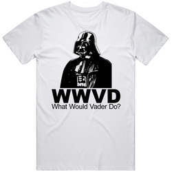 Darth Vader What Would Darth Vader Do Mens Cotton Tee T Shirt