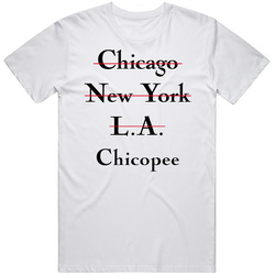 Chicopee Chicago New York La High Fashion Custom Mens Cotton Tee T Shirt