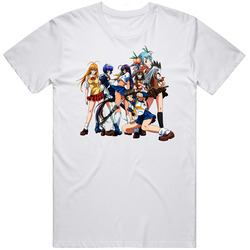 Ikkitousen Anime Movie Mens Cotton Tee T Shirt