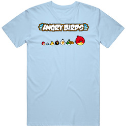 Angry Birds Retro Video Game App 1992 Mens Cotton Tee T Shirt