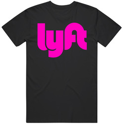 Lyft Website Logo Mens Cotton Tee T Shirt