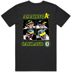 Oakland Baseball Retro Champs Mens Cotton Tee T Shirt