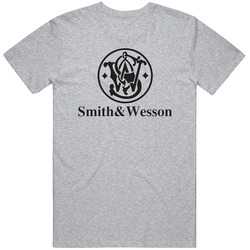 New Smith & Wesson Logo Cotton Cotton Vintage Tee Classic Mens Cotton Tee T Shirt