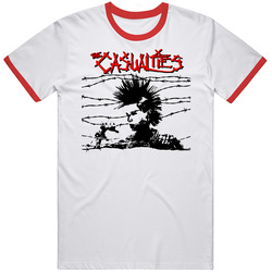 The Casualties Punk Rock Retro Mens Cotton Tee T Shirt
