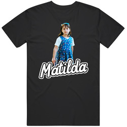 Matilda Best Movie Character Black Tee Unisex Film Merch Mens Cotton Tee T Shirt