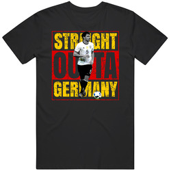 Mats Hummels Straight Outta Germany Flag Euro Cup Soccer Mens Cotton Tee T Shirt