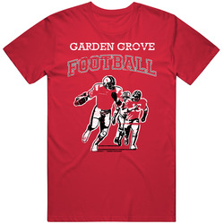 Garden Grove Football Local Sports League Mens Cotton Tee T Shirt