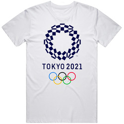 Tokyo Olympics 2021 Rings Logo Gold Metal Cool Athlete Fan Gift Mens Cotton Tee T Shirt