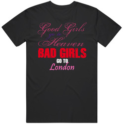 London Ohio Good Girls Heaven Bad Girls Cool Mens Cotton Tee T Shirt