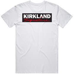 Kirkland Signature Toilet Paper Company Logo Mens Cotton Tee T Shirt